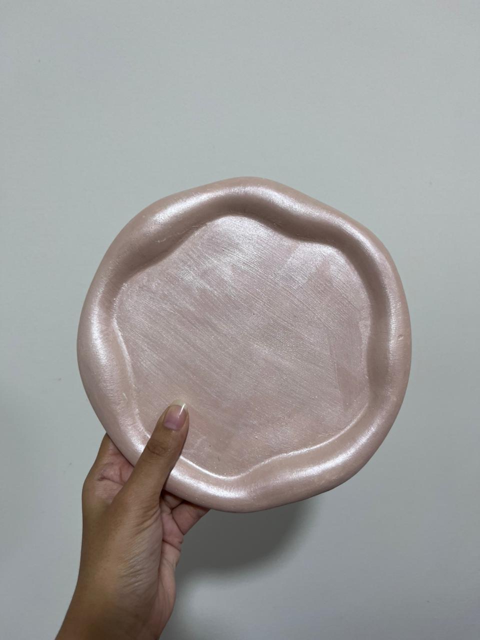 Blush Curve Tray