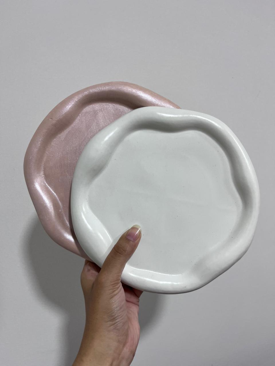 Blush Curve Tray