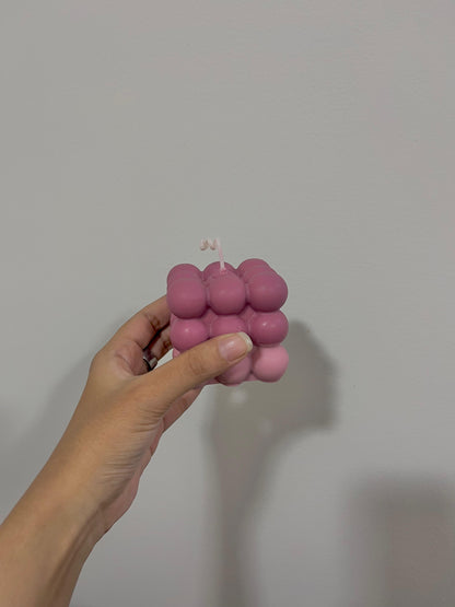 Bubble Cube Candle